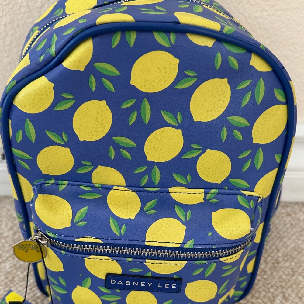 Dabney Lee Lemon Pattern Backpack - Picture 2 of 6